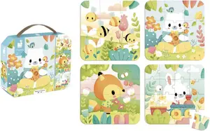 PURE - 4 PUZZLES (6-9-12-16 PCS)