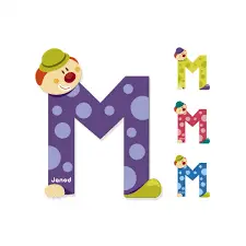 LETTRE CLOWN M