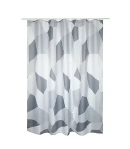 Rideau De Douche En Polyester 180X200 Cm Origami