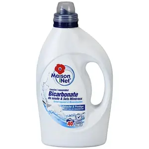 Lessive liquide au bicarbonate et aux sels minéraux x30 lavages1,5L -MAISON NET