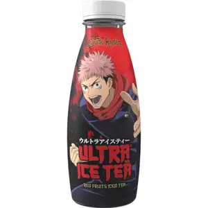 Thé noir glacé aux fruits rouges Jujutsu Kaisen Itadori 500ml - ULTRA ICE TEA