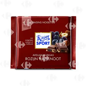 Ritter Sport Chocolat Aux Raisins & Noisettes 100g