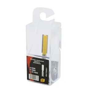 Meche A Rainurer Droit Dim 8 X 25,4 Mm Q 6 Mm