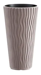 Pot De Jardin Rio H:320Mm Beige Mat