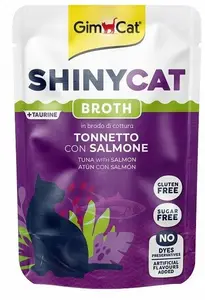 Gimcat Aliment Humide Chat Shinycat Sachet Thon au Saumon 70 gr