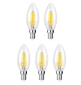 Amp Led Pack5 Flam Filam E14 5W6K