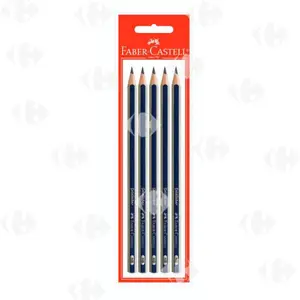 Crayon graphite Goldfaber Faber Castell HB 5 unités