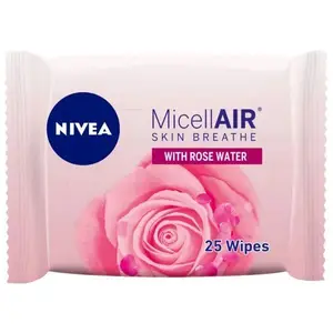 Nivea Lingettes Démaquillantes Micellair Rose Water 25 Lingettes