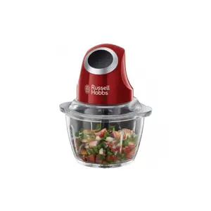 Mini Hachoir Rouge Russell Hobbs 200W.