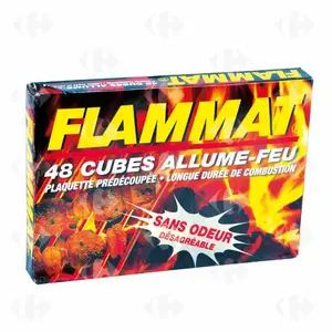 Flammat Allume Feu Sans Odeurs Désagréables 48 Cubes