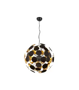 TRIO SUSPENSION 0165041 DISCALGO METAL + PLASTIC NOIR INTERIEUR DOR