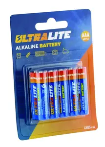 Piles Ultralite Alkaline Pack De 10Pcs Lr03 Aaa 1.5V Lr03/ Aaa