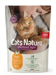 Mera Cat Nature Sterilise / Poulet léger 2 kg