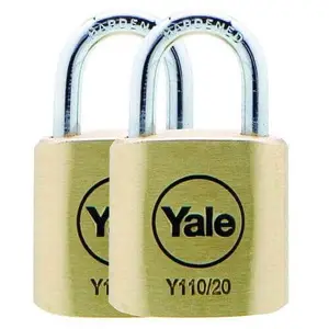 2 Cadenas 20Mm Laiton Anse 11Mm Yale