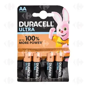 Piles Ultra Power AA Duracell X4