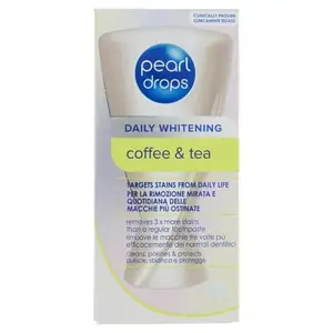 Dentifrice blanchissante café & thé 50ml - PEARL DROPS