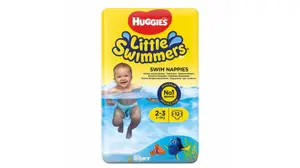 Couches Little Swimmers taille 2-3 (3-8Kg) x12 unités - HUGGIES