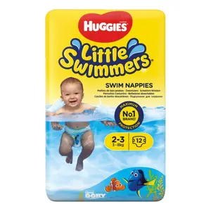 Couches Piscine Little Swimmers Mini Huggies 12 unités