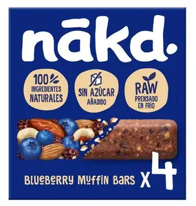 Nakd Barre de Céréales aux Myrtilles 4x35g