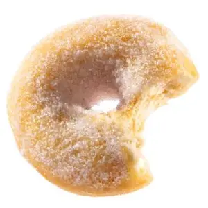 Donut au sucre cristallisé