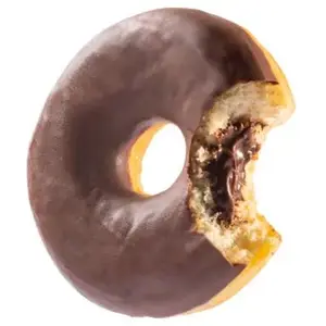 Donut fourre au chocolat noisette à l'unité