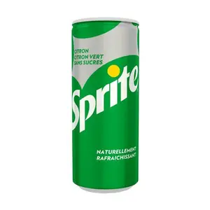 Sprite Sans Sucres Citron Vert Canette 25cl