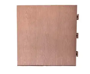 Dalle Clic Marron Effet Bois 33X33X2