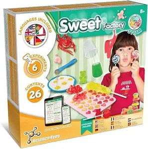 Science4you Sweet Factory Guloseimas, 26 pièces