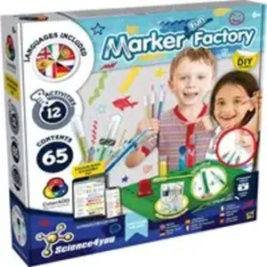 Science4you Marker Factory 6 ans et plus, 65 éléments