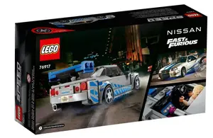 LEGO - Champions de vitesse Nissan Skyline GT-R (R34) du film "Fast & Furious" 76917 - 1 pièce