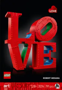 LEGO Art LOVE 31214 Jeu de Construction