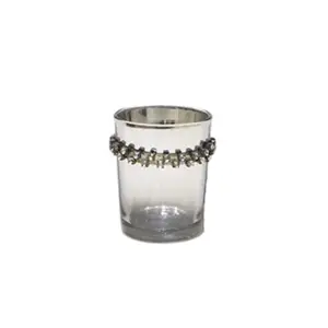 BOUGEOIRE0090122 STICK SIMPLE EN ARGENTE FONCE PERLES