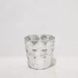 BOUGEOIRE 0090102 GRAVE EN RELIEF CARRE EN ARGENTE 8CM
