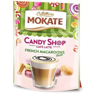 Boisson au café instantané Candy Shop Latte French Macaroons 110g - MOKATE