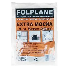 Bache De Peintre Standard Ldpe Epai 0,020Mm +/-12% Dim 4X5M Painter Ref Fol0552