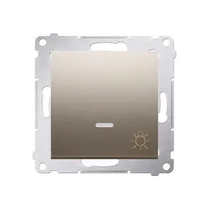 Poussoir Lumineux Lumière 16Ax Connexion À Vis Avec Griffes Cava Simon 54