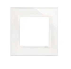 Cadre 1 Element Blanc Perle