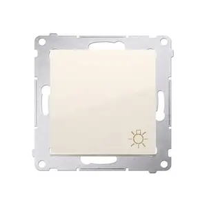 Poussoir Lumière 16Ax Connexion À Vis Avec Griffes Marfil Simon 54