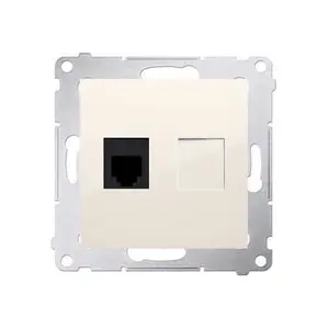 Prise Téléphone Rj12 Connexion À Vis Avec Griffes Marfil Simon 54