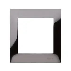 Cadre 1 Élément Acier Noir Simon 54 Premium
