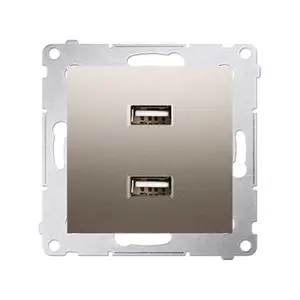 Double Chargeur Usb 2,1 A 5V Dc 230 V Cava Simon 54