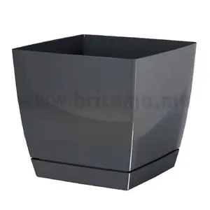 Bac À Fleurs Decoratif Coubi Avec Soucoupe 24 Cm