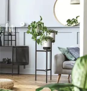 Pots De Fleurs Bloomie Blanc Avec Support