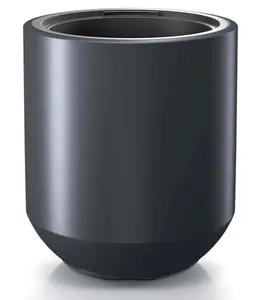 Pot De Fleur Heos Rond Anthracite 300Mm/Dbhen300-S433