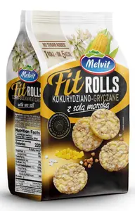 Fit rolls maïs et sarrasin au sel marin 60g - MELVIT