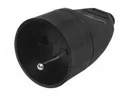 Fiche Femelle 2 Poles+Terre Noir