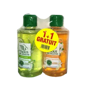 Gel douche aloe vera + fleur d'oranger 250ml - TAOUS