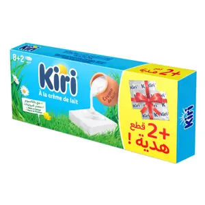 Kiri Fromage Fondu à La Crème de Lait 8+2 Gratuits 150g