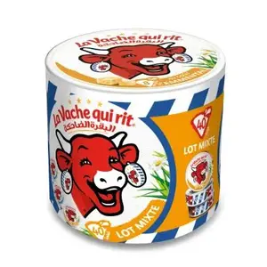 Fromage fondu 16 portions x2 + 8 emmental gratuits - LA VACHE QUI RIT