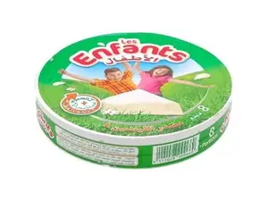 Fromage fondu cheddar 8 pièces - LES ENFANTS